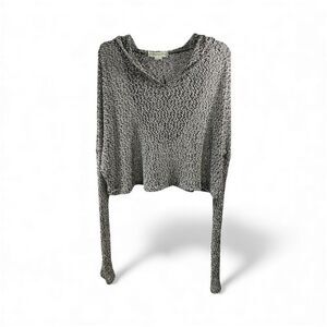 Staring at Stars Anthropologie Pullover Hooded Sweater Size L